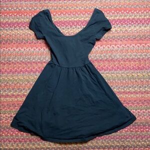 CRISS CROSS BACK SKATER DRESS